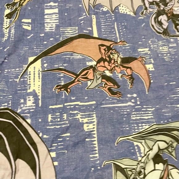 Vintage Disney Gargoyles Double / Full Flat Sheet 92” x 82” - Picture 10 of 16